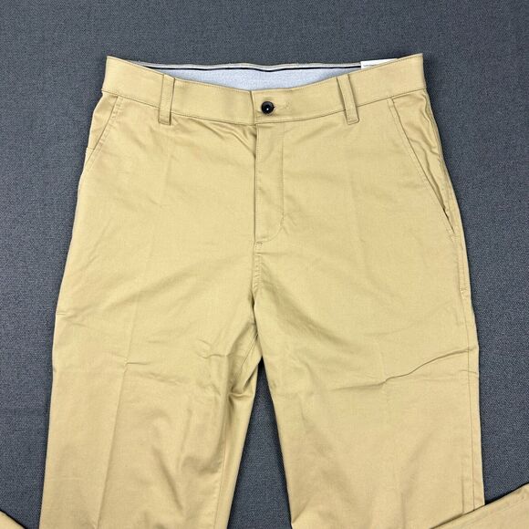 Nike Golf Pants Mens Size 32x35 Medium Tan Dri-FIT UV Standard Fit Chino NWT - Picture 2 of 16